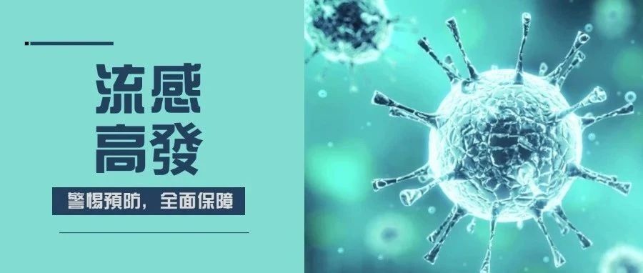 流感高發,警惕預防,全面保障